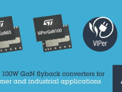 意法半导体的100W和65W VIPerGaN功率转换芯片节省空间提高消费电子和工业应用的能效