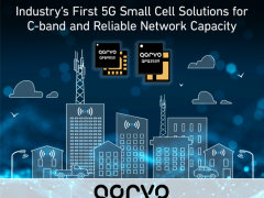 Qorvo® 面向 5G 小型蜂窝基站推出业界首款 C 频段 BAW 带通滤波器和开关/LNA 模块
